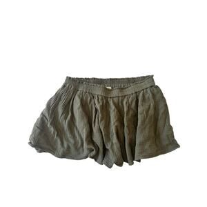 Calligraphi Olive Green Shorts Size M